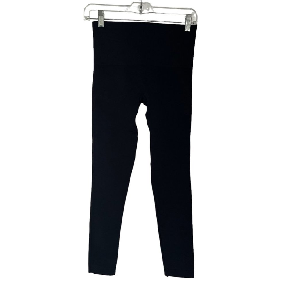 Spanx Solid Black Stretch Pull On Compression Sha… - image 1